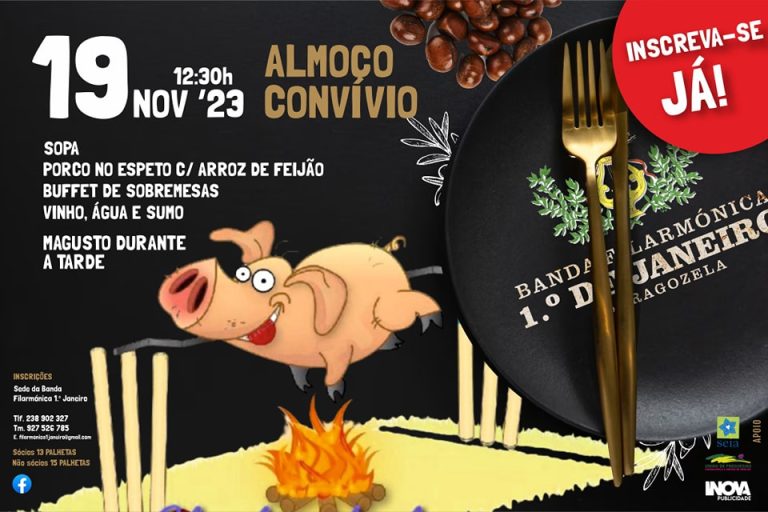 Banda Filarmónica 1º de Janeiro de Carragozela promove almoço convívio