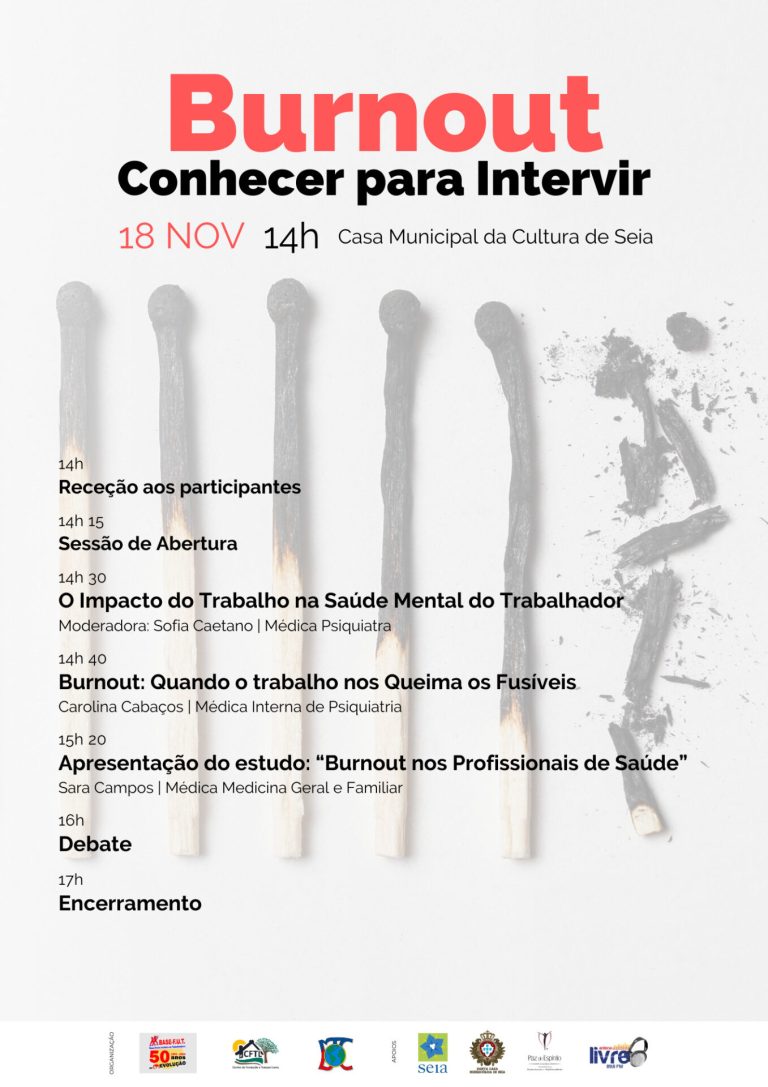Simpósio sobre Burnout “Conhecer para Intervir”, na Casa Municipal de Cultura de Seia