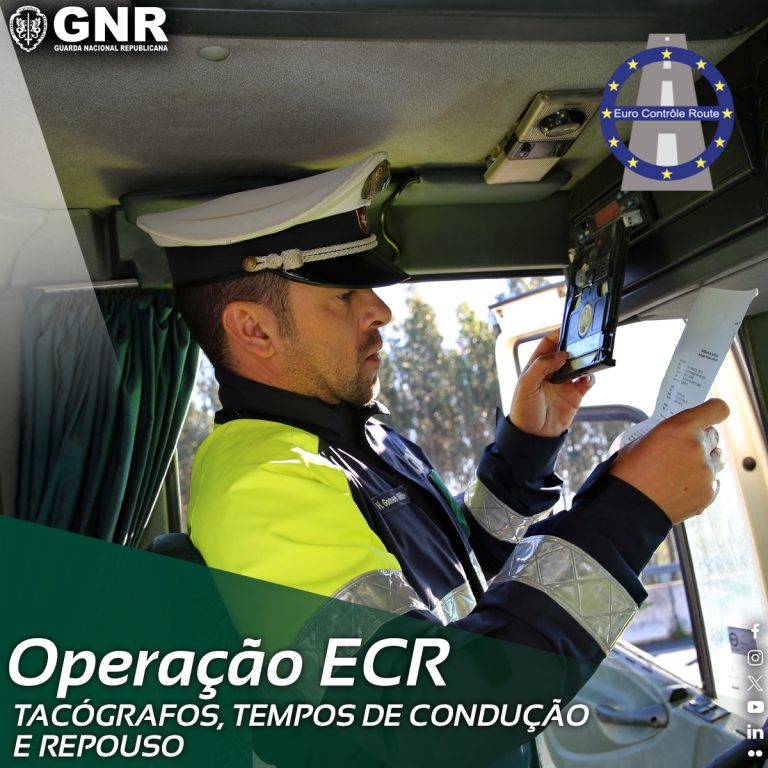 Operação “ECR 2023 – Tacógrafos e tempos de condução e repouso”