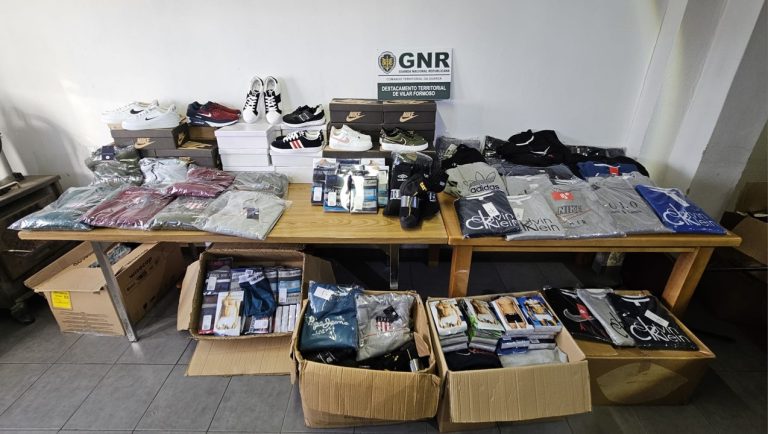 Almeida – Três detidos por contrafação e apreensão de 1660 artigos contrafeitos