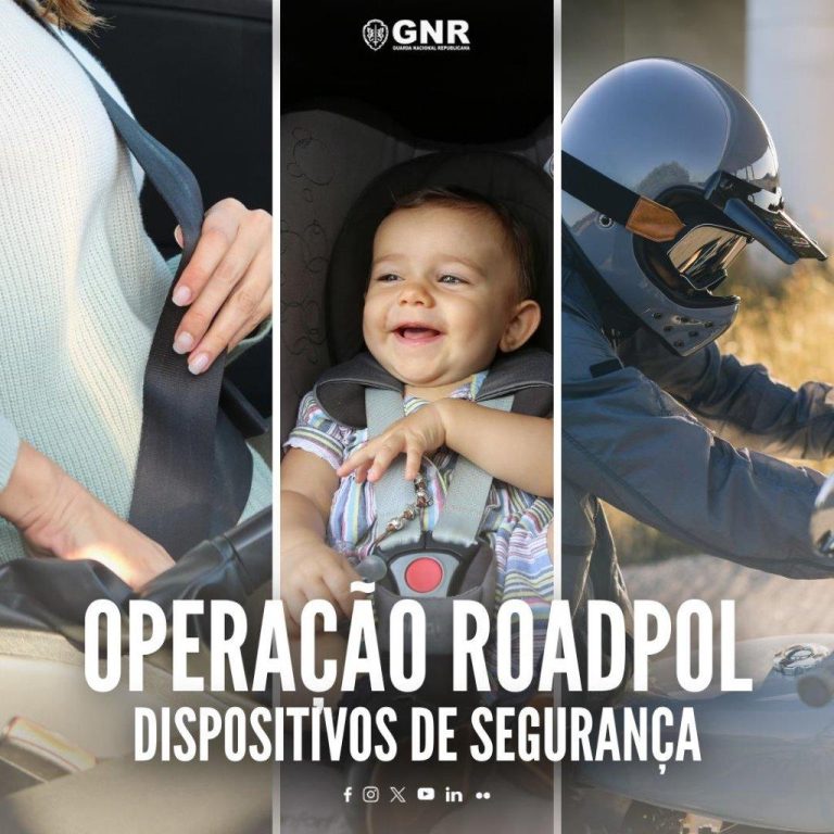 Operação “RoadPol – Dispositivos de segurança” – Cintos de segurança, sistemas de retenção de crianças e capacete