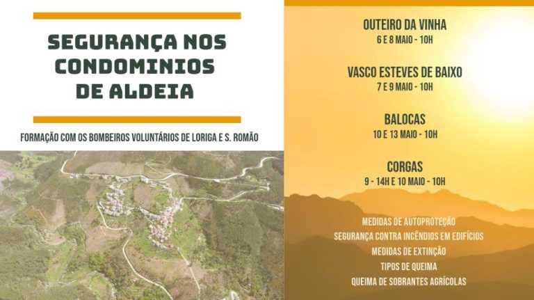 Seia – Formações sobre segurança e incêndios nos condomínios de aldeia