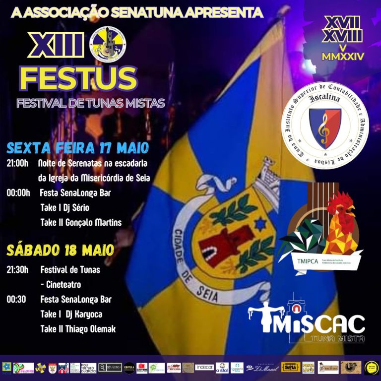 17/18 de maio – Festival de Tunas