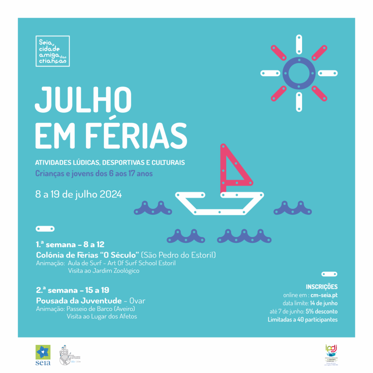 JULHO EM FÉRIAS – Campo de Férias para crianças e jovens de Seia