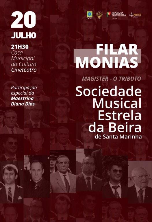 FILARMONIAS 2024 – Sociedade Musical Estrela da Beira sobe ao palco com o espetáculo “Magister – O tributo”