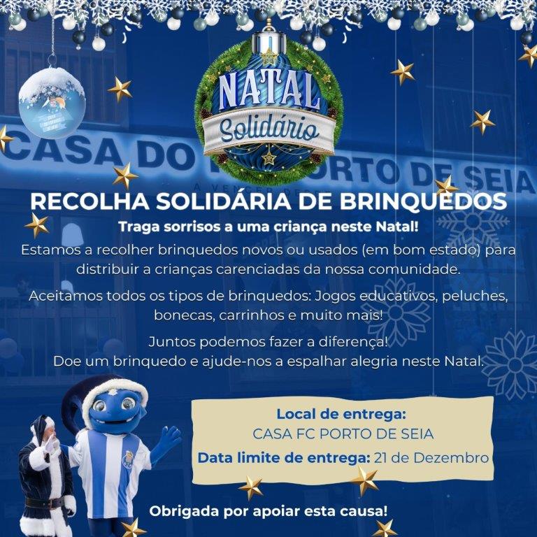 Casa do FCPorto de Seia promove recolha solidária de brinquedos
