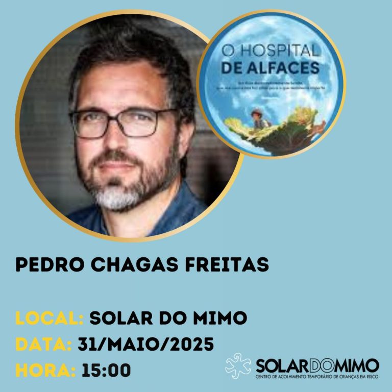 Escritor Pedro Chagas Freitas vai estar no Solar do Mimo para apresentar o seu mais recente livro