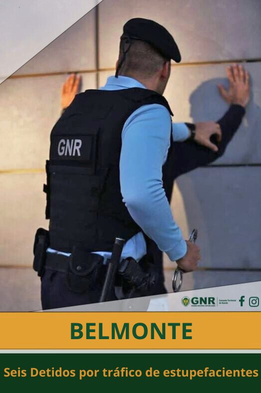 Belmonte – Seis detidos por tráfico de estupefacientes