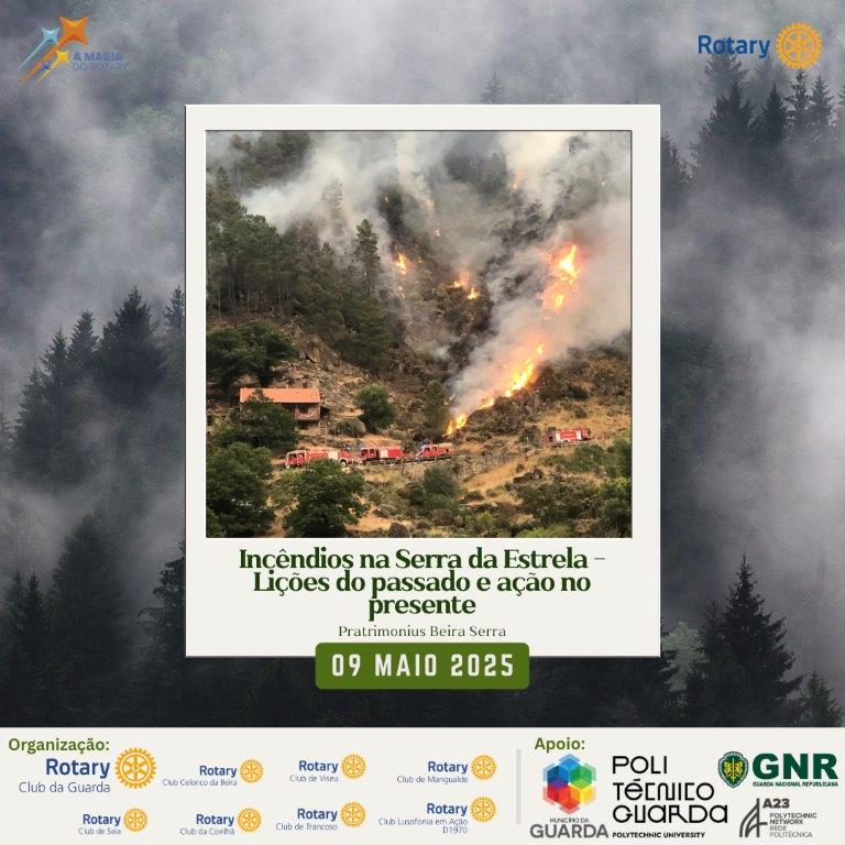 Ciclo de Seminários Patrimonius da Beira Serra – “Incêndios na Serra da Estrela: Lições do Passado e Ação no Presente”