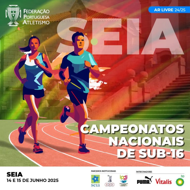Seia recebe os Campeonatos Nacionais de Sub-16 em Atletismo – 14 e 15 de junho
