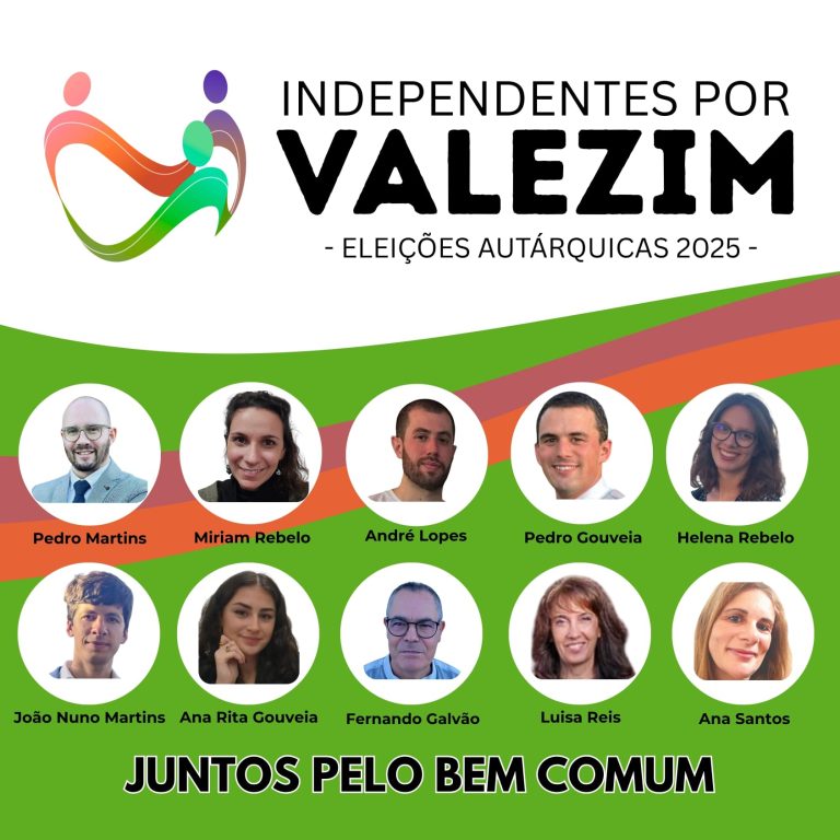 Candidatura do Grupo de Cidadãos Eleitores – IPV Independentes por Valezim entregue em Tribunal