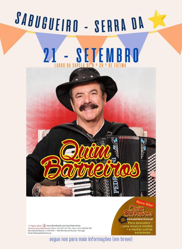 Concerto com Quim Barreiros no Sabugueiro