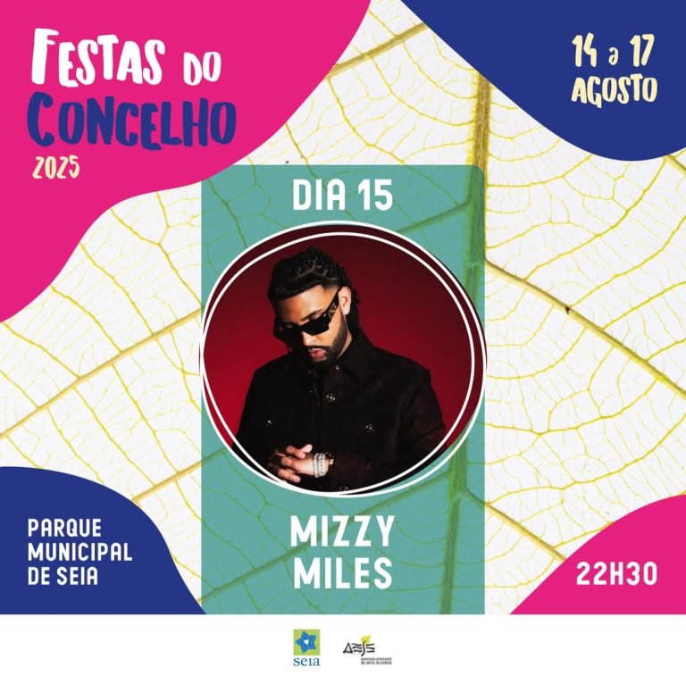 Festas do Concelho de Seia: Mizzy Miles sobe hoje ao palco do Anfiteatro Municipal