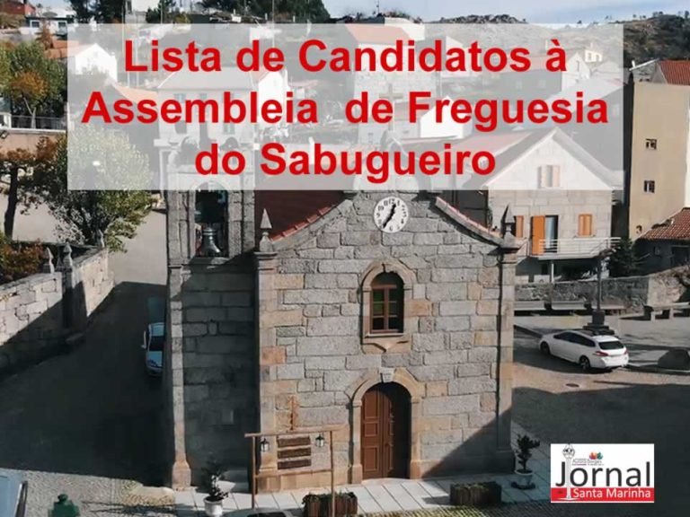 Lista de Candidatos à Assembleia de Freguesia do Sabugueiro