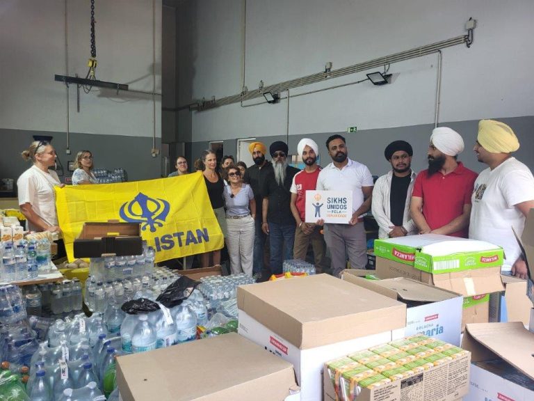 Quem são os Sikhs de Albufeira que entregaram bens alimentares nos Bombeiros Voluntários de Loriga