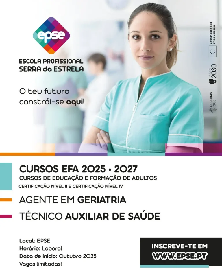 EPSE amplia oferta formativa com Cursos EFA. Adultos podem concluir a sua escolaridade e adquirir novas competências profissionais