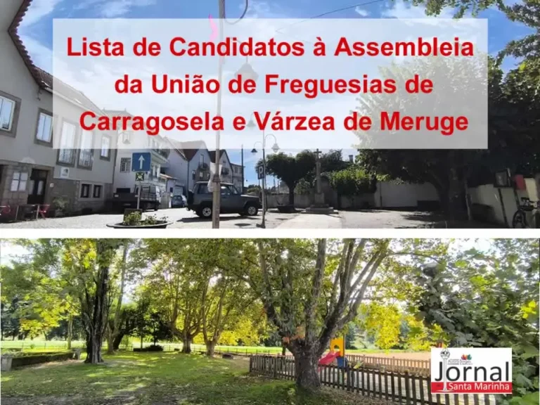 Lista de Candidatos à Assembleia da União de Freguesias de Carragosela e Várzea de Meruge