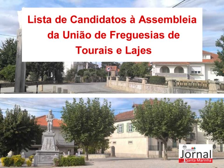 Lista de Candidatos à Assembleia da União de Freguesias de Tourais e Lajes