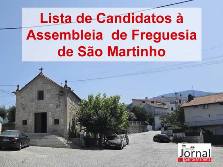 Lista de Candidatos à Assembleia de Freguesia de São Martinho