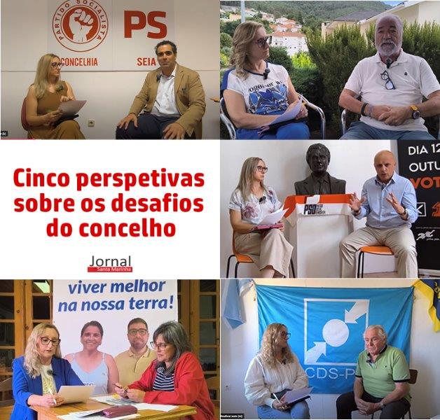 Autárquicas 2025: reveja as entrevistas aos cinco candidatos à Câmara de Seia feitas pelo JSM