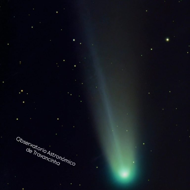 Espetáculo celeste na Serra da Estrela: Cometa Lemmon C/2025 A6 brilhou no céu de Travancinha