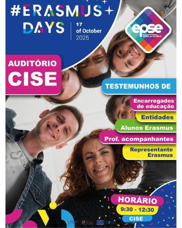Escola Profissional da Serra da Estrela celebra o #ErasmusDays com sessão de partilha de experiências