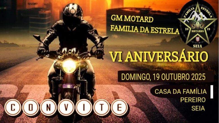 Grupo Motard Família da Estrela celebra VI aniversário