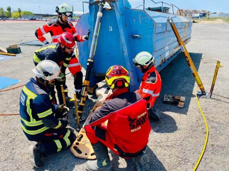 O “Heavy Rescue” chega pela primeira vez a Espanha: Valladolid recebe elite dos Bombeiros Ibéricos para Simular uma Mega-Catástrofe