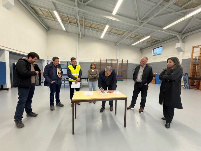 Município de Oliveira do Hospital investe na requalificação de Pavilhão Desportivo da Escola de Ponte das Três Entradas