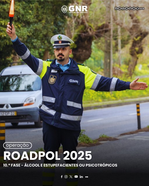 Operação “RoadPol” – Álcool e Estupefacientes ou Psicotrópicos”