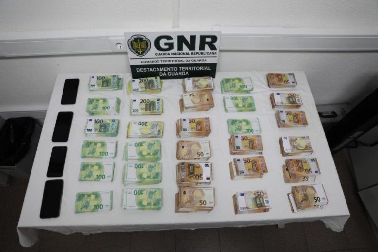 Guarda – Dois detidos em flagrante por passagem de moeda falsa com mais de 505 mil euros