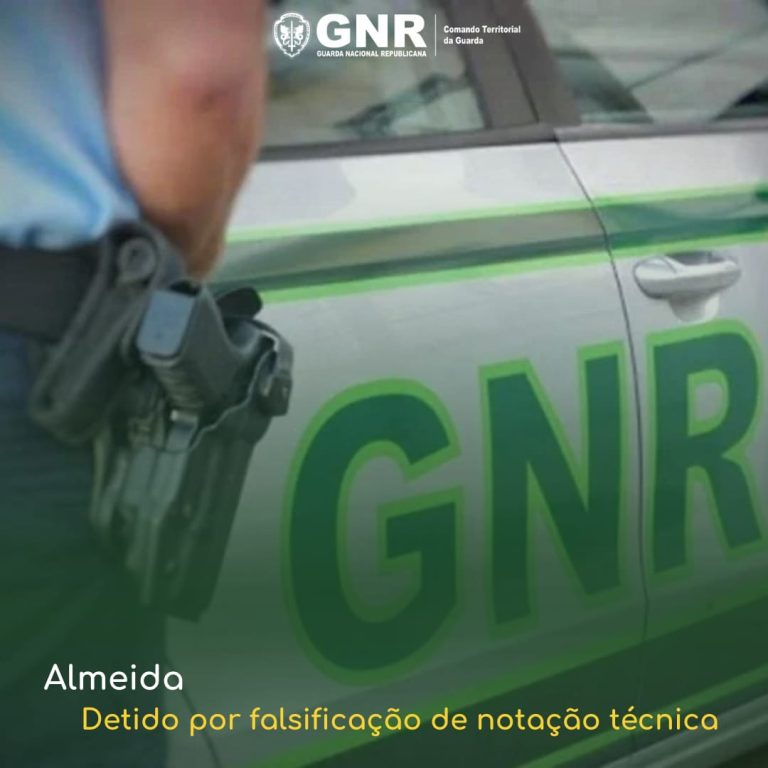 Almeida – Detido por falsificação de notação técnica