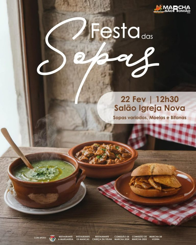 Marcha de São Romão promove, este domingo, a “Festa das Sopas”