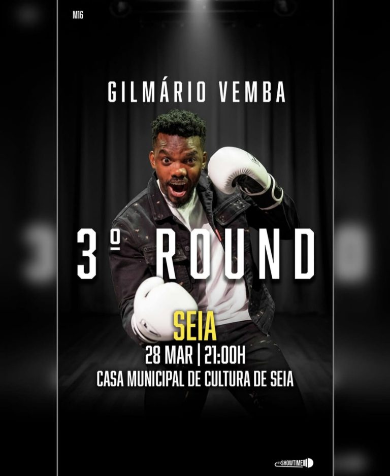 Gilmário Vemba apresenta o espetáculo “3º Round” em Seia
