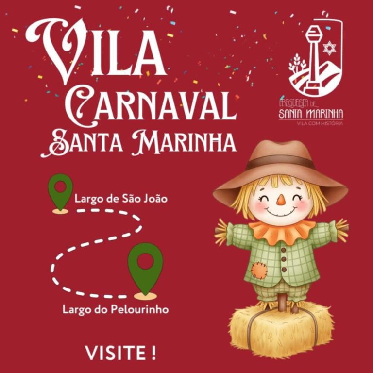 Santa Marinha transforma-se em “Vila Carnaval” com Exposição de Espantalhos Criativos