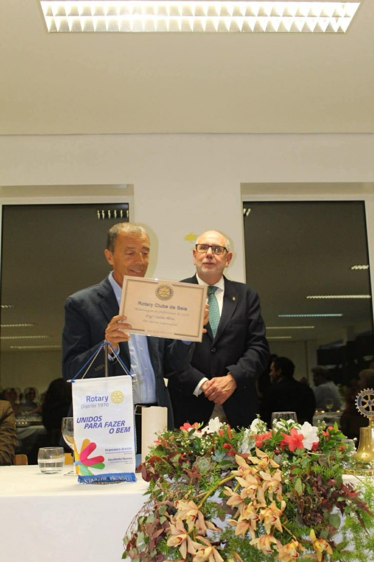 Carlos Alves distinguido pelo Rotary Club de Seia como “Profissional do Ano 2026”