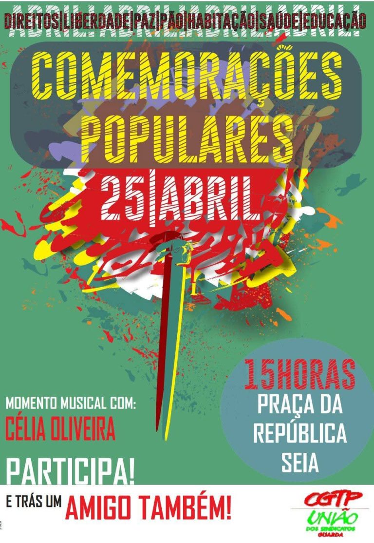 Comemorações do 25 de Abril levam música e reivindicação à Praça da República de Seia