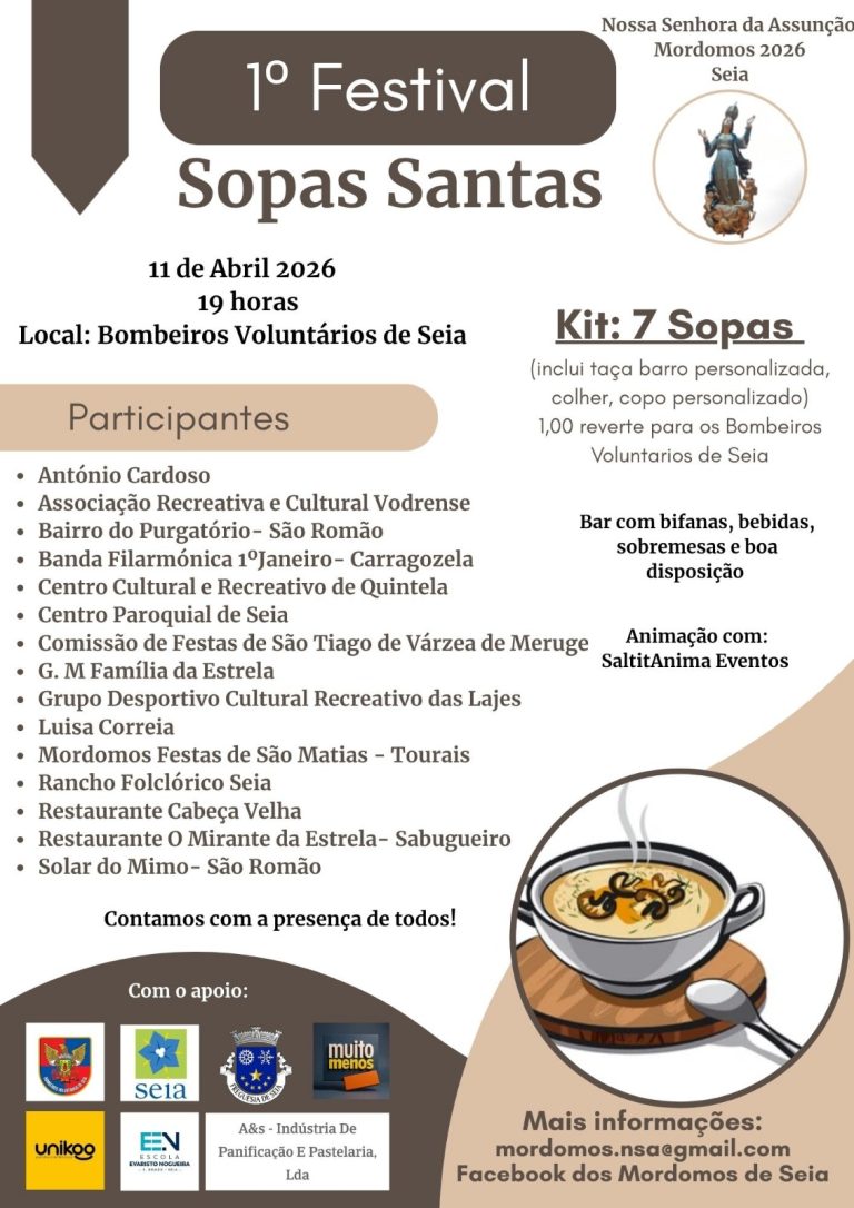 ​Seia recebe a 1ª edição do “Festival Sopas Santas” já este sábado