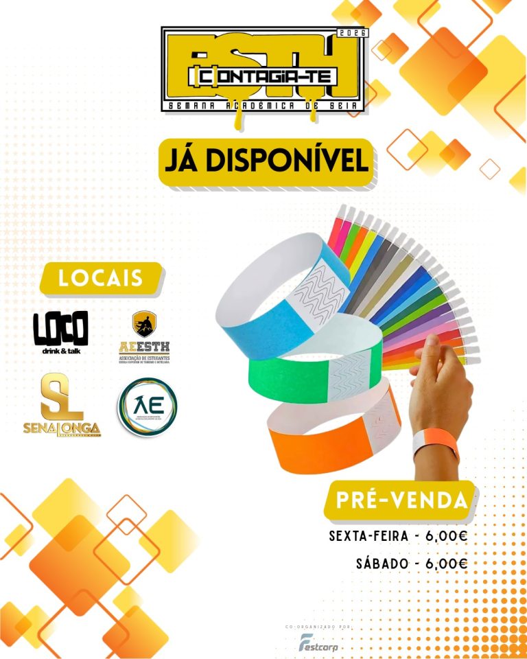 [C]ontagia-te — Semana Académica de Seia 2026 já tem cartaz oficial