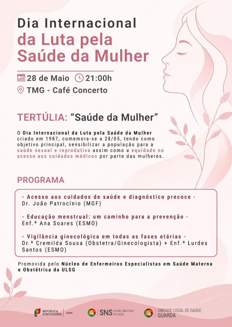 Núcleo de Enfermeiros Especialistas em Saúde Materna e Obstétrica da ULSG comemora Dia Internacional da Luta pela Saúde da Mulher