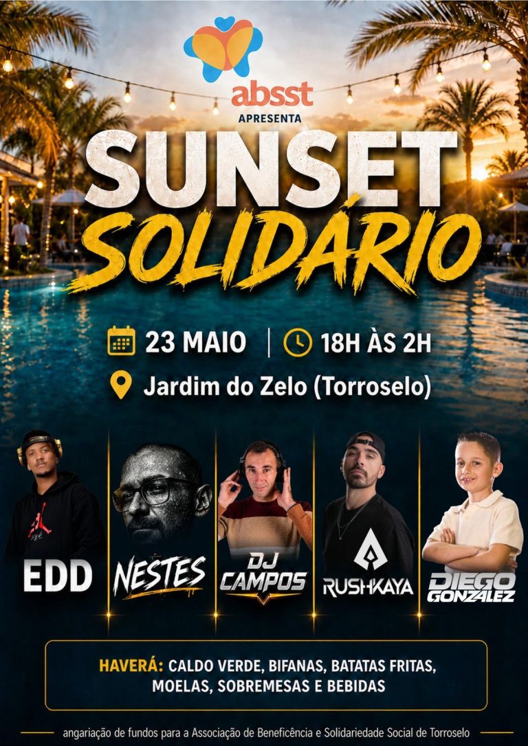Torroselo acolhe “Sunset Solidário” a favor da Associação de Beneficência e Solidariedade Social