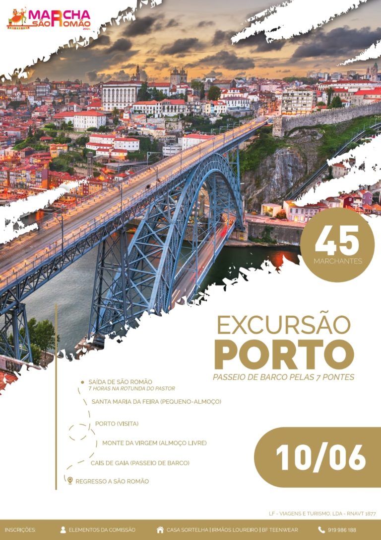 Marcha de São Romão promove passeio ao Porto