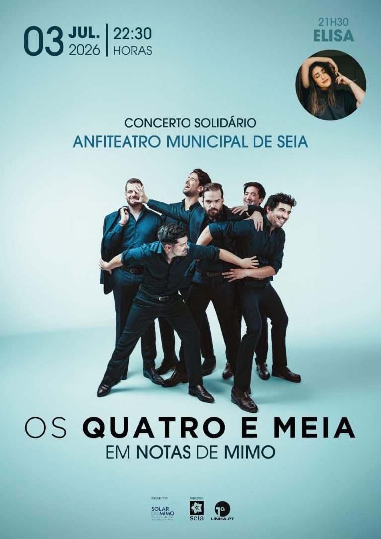 Música e solidariedade: Os Quatro e Meia e Elisa unem-se pelo Solar do Mimo em Seia (video)