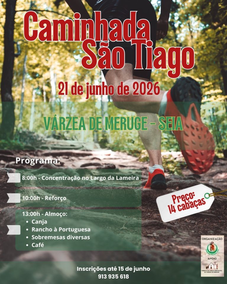 Várzea de Meruge recebe “Caminhada São Tiago” a 21 de junho