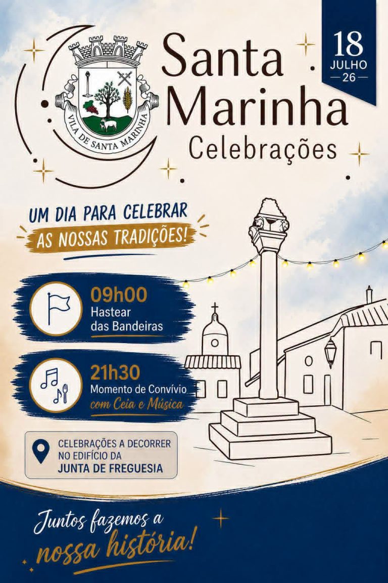 Santa Marinha celebra este sábado a sua identidade, cultura, história e tradições