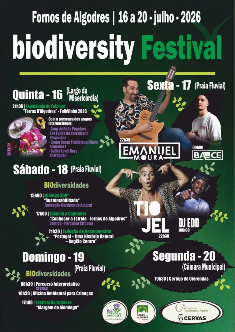 Fornos de Algodres celebra a biodiversidade com cinco dias de cultura, ciência e natureza