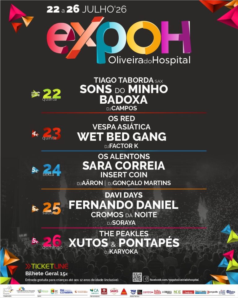 EXPOH de Oliveira do Hospital abre portas a 22 de julho e promete cinco noites de grande animação