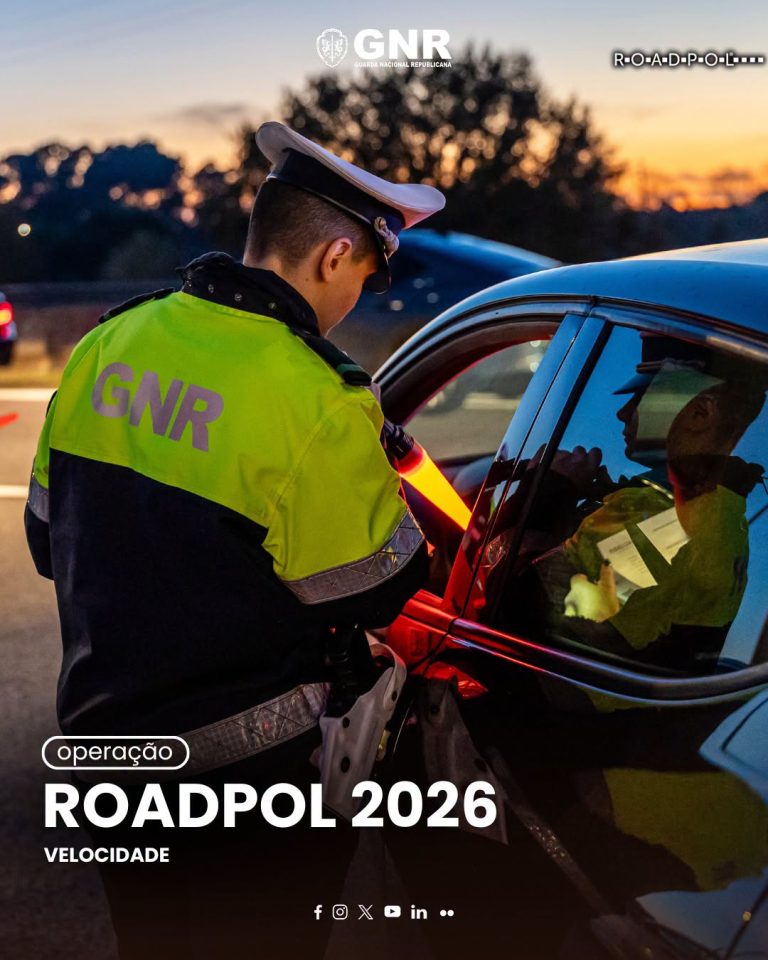 Campanha “RoadPol – Velocidade” decorre até 9 de agosto