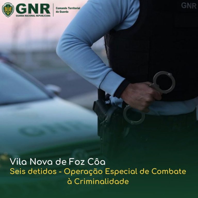 Vila Nova de Foz Côa – Seis detidos em Operação Especial de Combate à Criminalidade