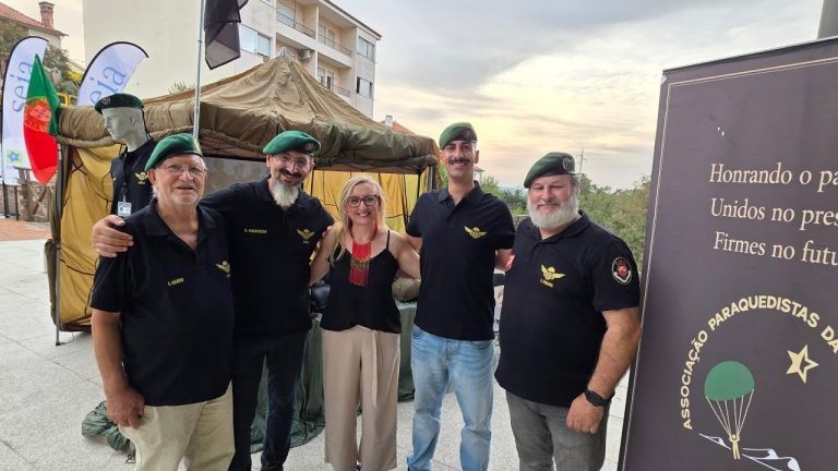 Associação Paraquedistas da Estrela representada nas Festas do concelho de Seia